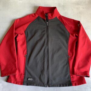 Dri Duck Jacket‎ Womens XL Red Gray Waterproof Contour Soft Shell Lined